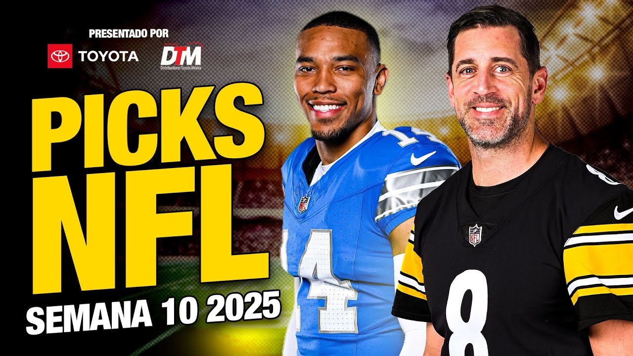 PRONÓSTICOS Semana 10 NFL 2025  - Steelers, Lions y MÁS 🏈🔥