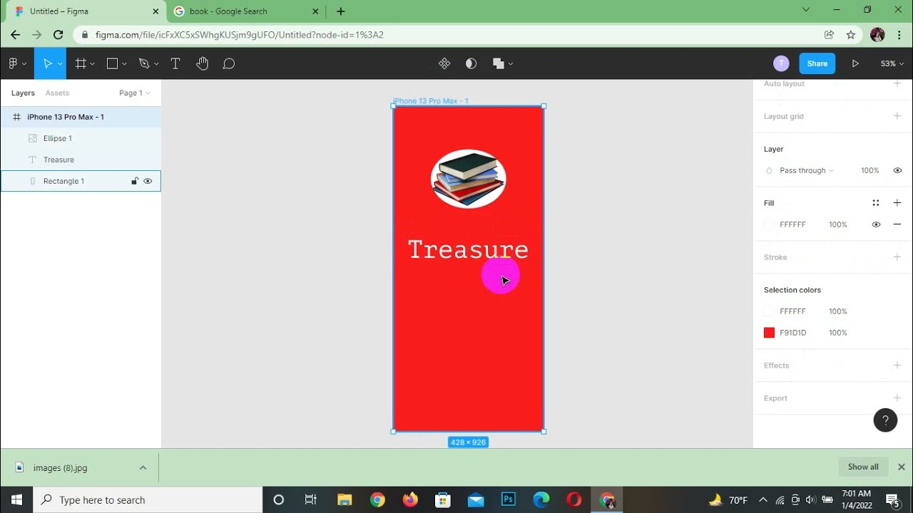 Easy Mobile App design in Figma