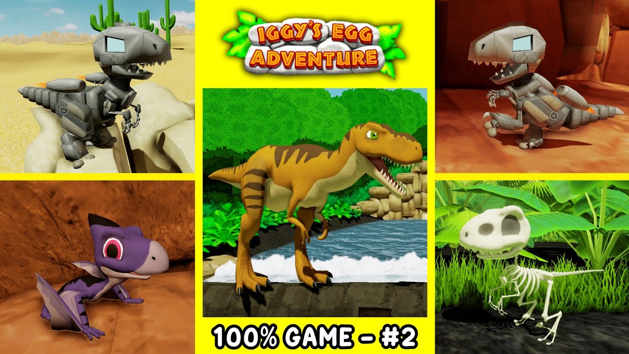 Iggys Egg Adventure - COMO DESBLOQUEAR TODOS OS DINOSSAUROS ( parte 2 )