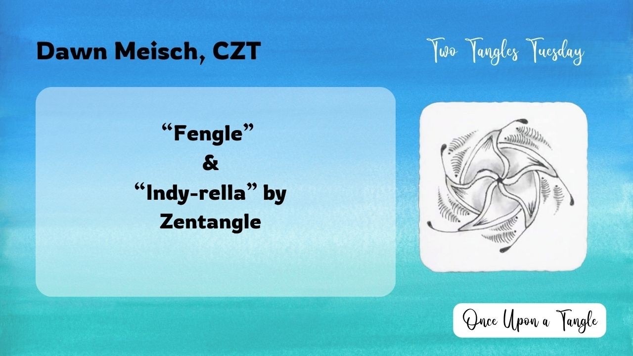 Zentangle Fengle & Indyrella | Step by Step Tutorial for Beginners