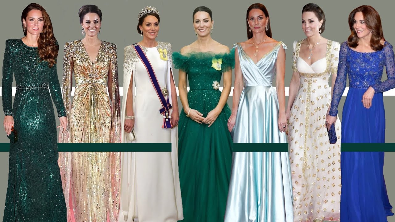 Лучшие платья Кейт Миддлтон: от Jenny Packham до Alexander McQueen.