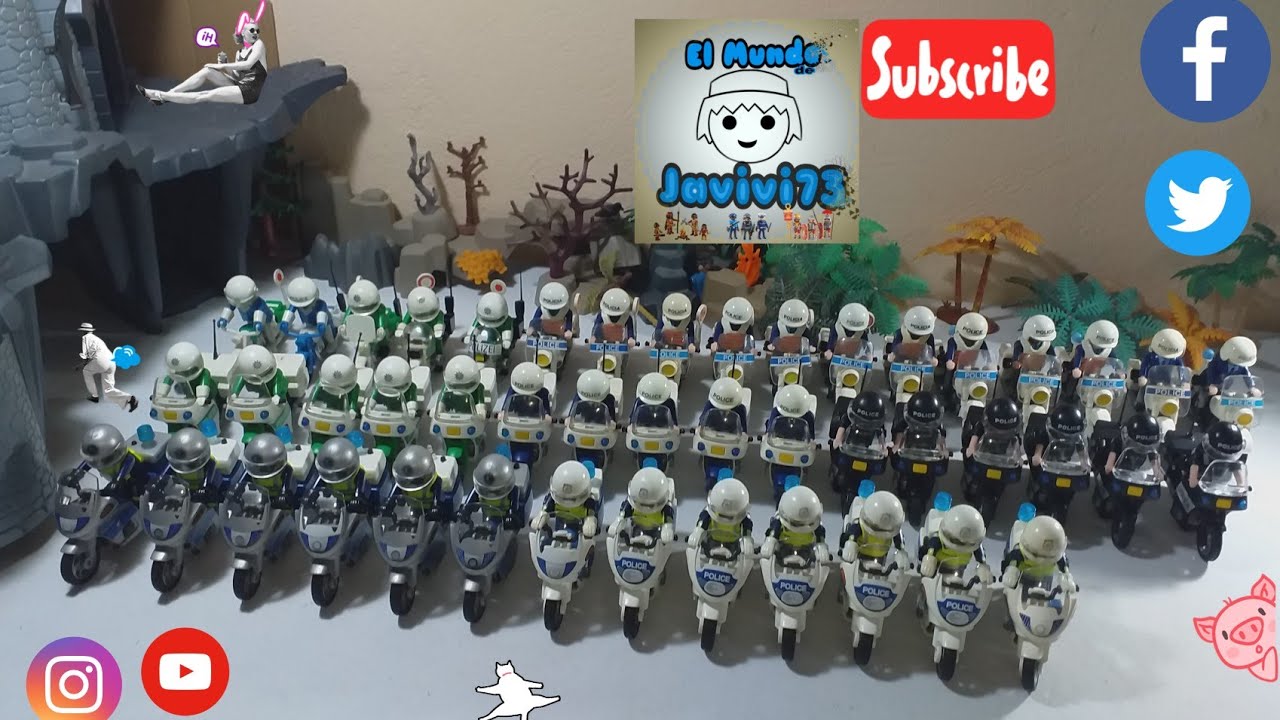 playmobil motos de policía. 2° Parte.