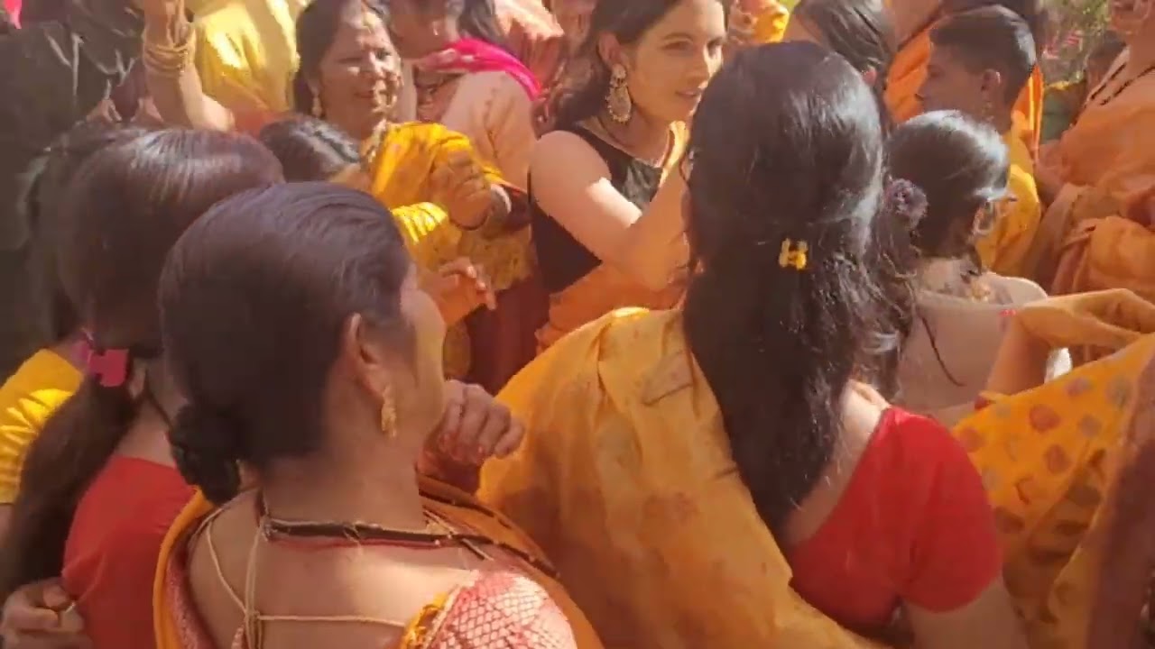 गढ़वाली रीति रिवाज गढ़वाली ढोल धामों 💃💃 हल्दी कार्यक्रम #उत्तराखंड #devbhoomi 