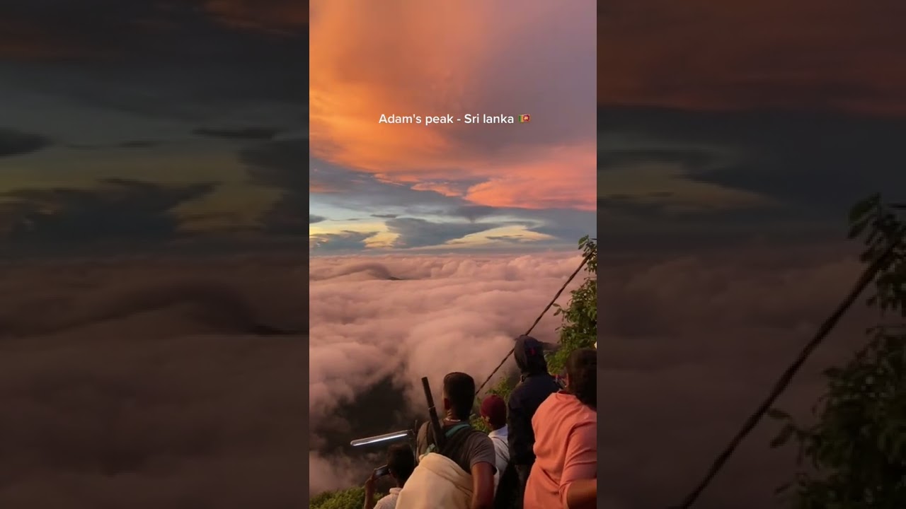 Morning Time View in Adam's Peak 