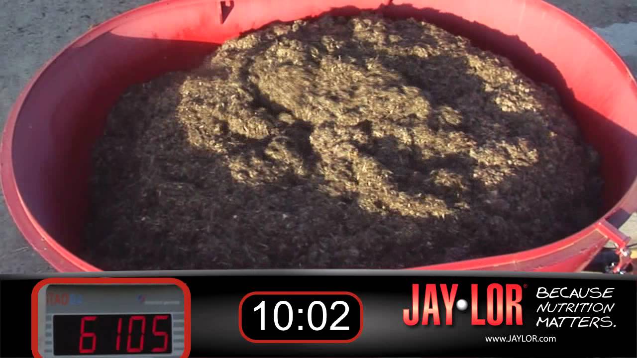 Jaylor Single Auger TMR Mixer: Dairy Ration Demo