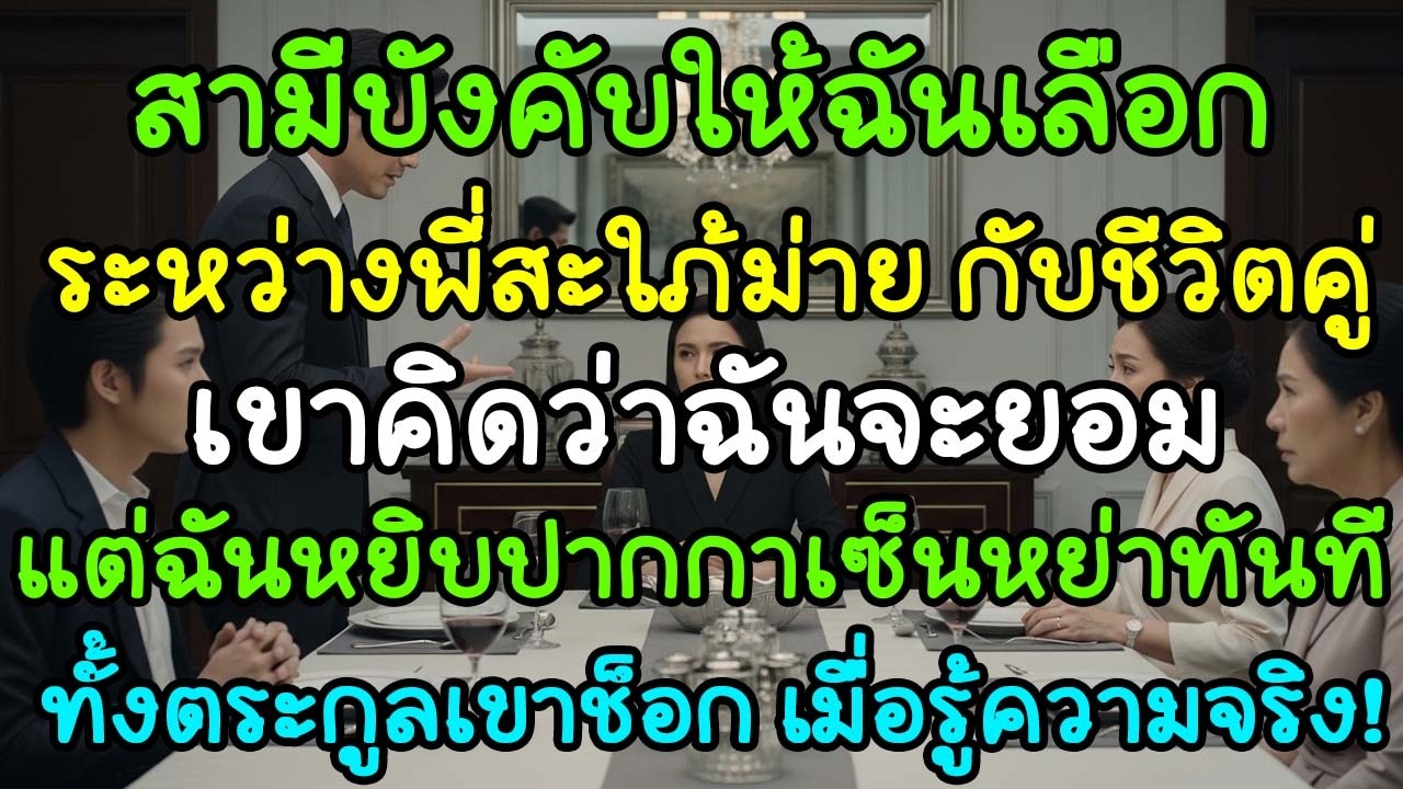 สามีขู่ให้ฉันเลือกระหว่างพี่สะใภ้ม่ายกับการหย่า แต่พอฉันเซ็นหย่า เขากลับช็อกทั้งตระกูล!