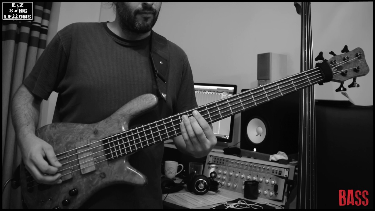 Pyro - Kings of Leon [BASS cover/playthrough/lesson with TAB/Score]