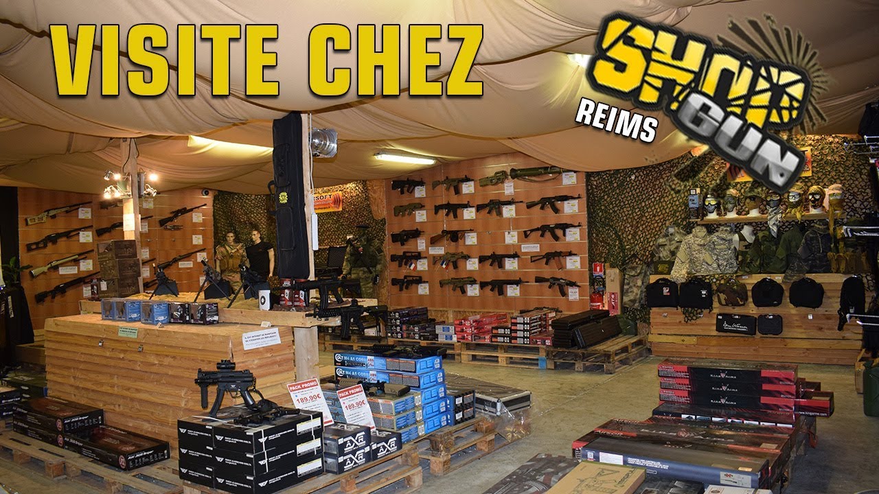 Visite du magasin SHOPGUN Reims