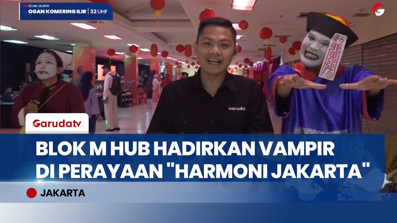 Pengunjung Blok M Hub Dikejar Vampir Cina di Perayaan Imlek 2026
