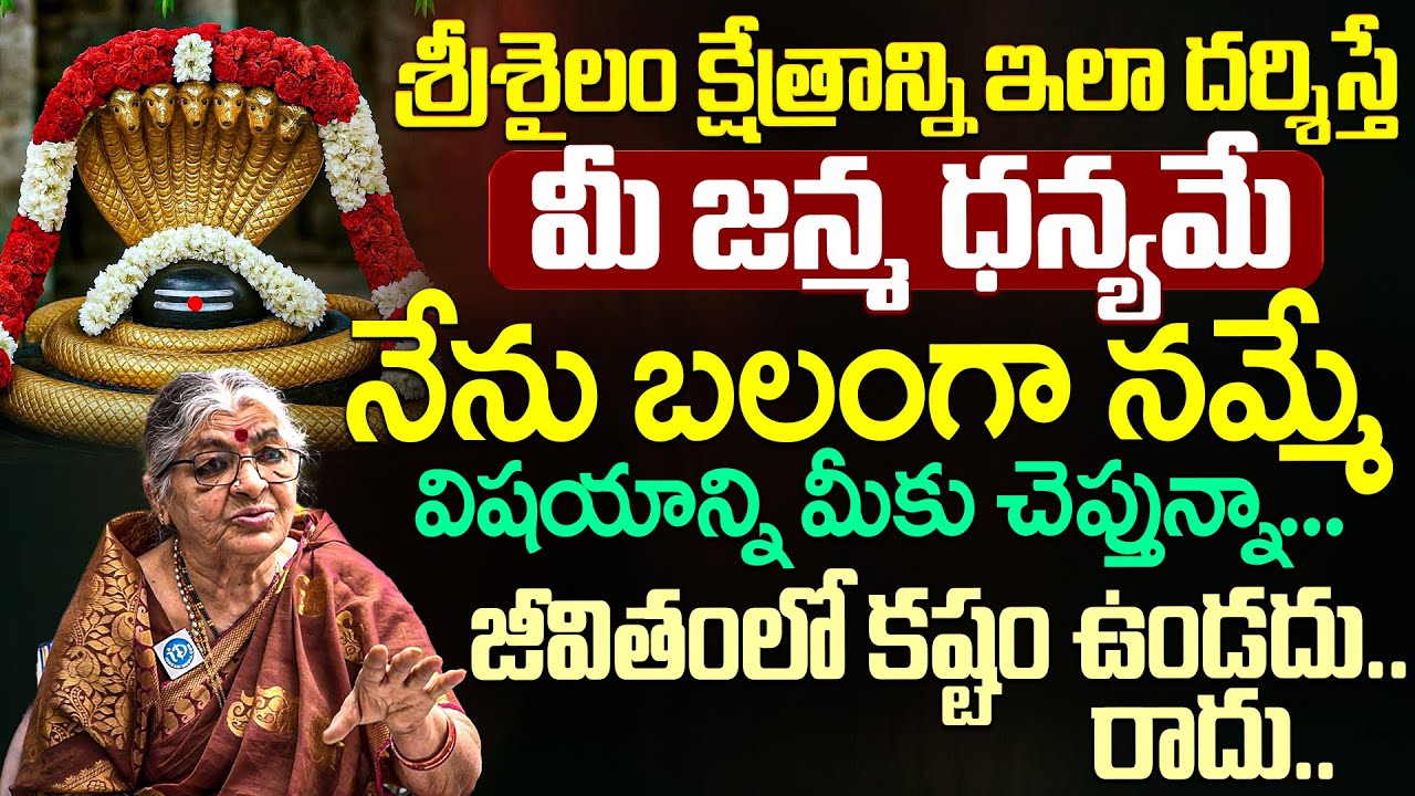 శ్రీశైలం క్షేత్రాన్ని ఇలా దర్శిస్తే మీ జన్మ ధన్యమే నేను బలంగా నమ్మే విషయాన్ని మీకు చెప్తున్నాiDream