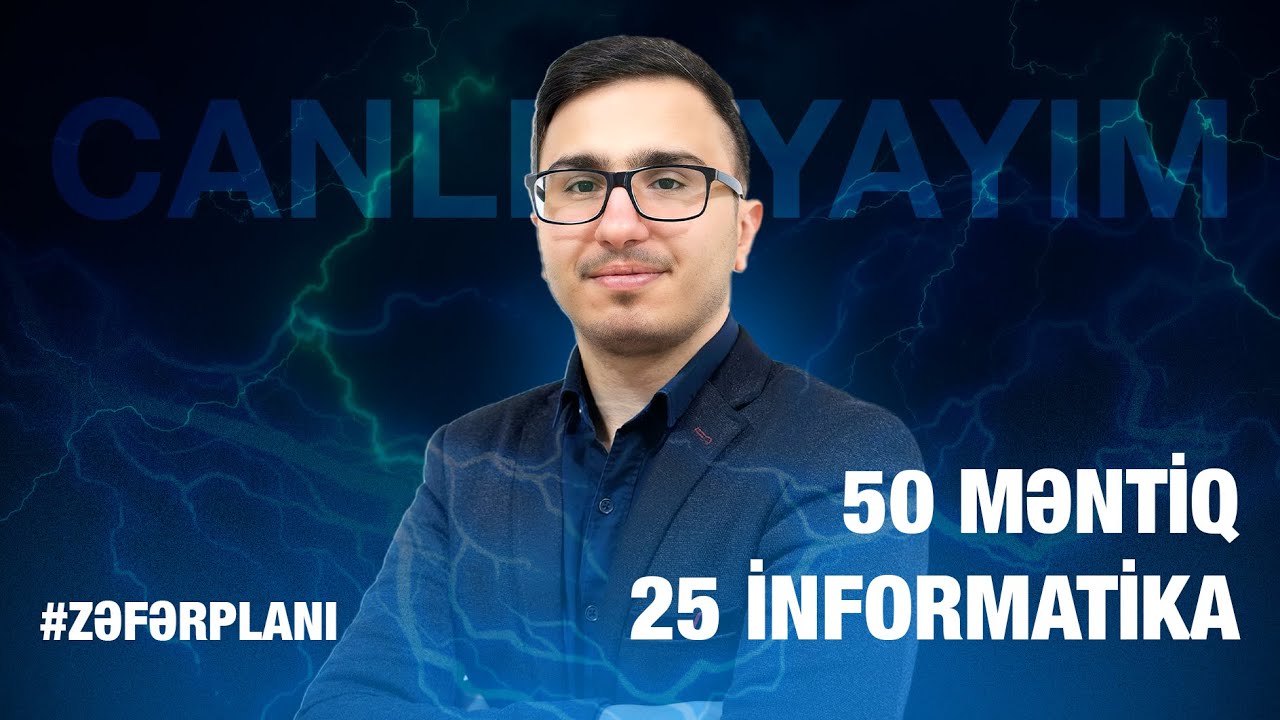 🔴 CANLI - QƏBUL OLMAQ ÜÇÜN İZLƏ #1. ƏLİ ƏLƏKBƏRZADƏ