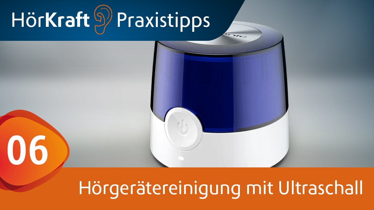 Wie reinige ich Hörgeräte-Otoplastiken im U-Sonic Ultraschallbad von Flowmed?