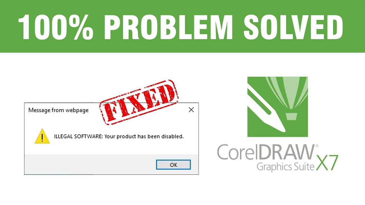 Coreldraw illegal software your product has been disabled | CDR Problem Solution