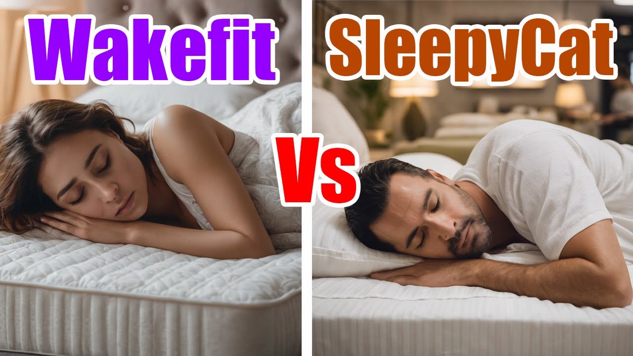 WakeFit Vs SleepyCat Mattress Comparison 2025