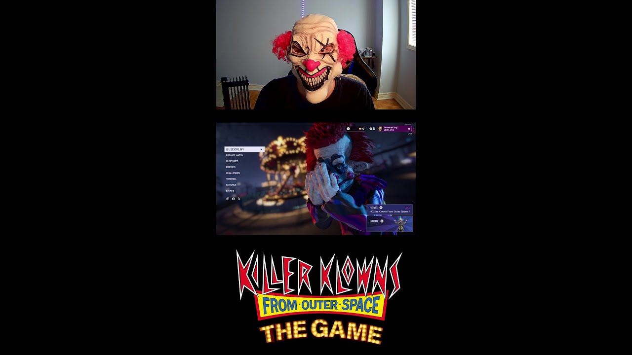 🔴LIVE! (Vertical) Clown Cosplay | Killer Klowns From Outer Space & TCM Gameplay #shorts #shortsfeed