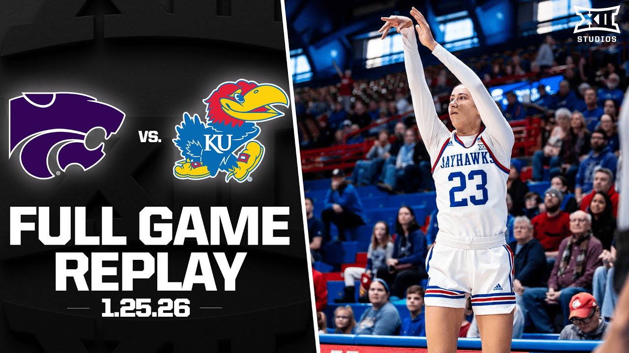 Kansas State vs. Kansas Full Game Replay (1.25.26) | 2025-26 Big 12 Women's Basketball