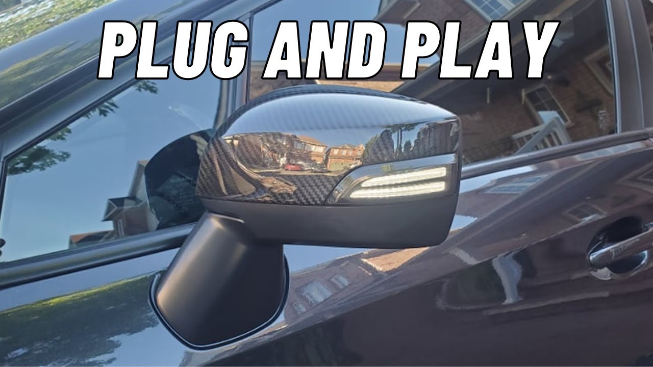 2015+ WRX STi Sequential Signal and White DRL Mirror LED Lights | FULLY PLUG AND PLAY