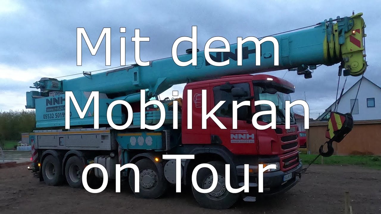 Mobilkran Fertighausmontage