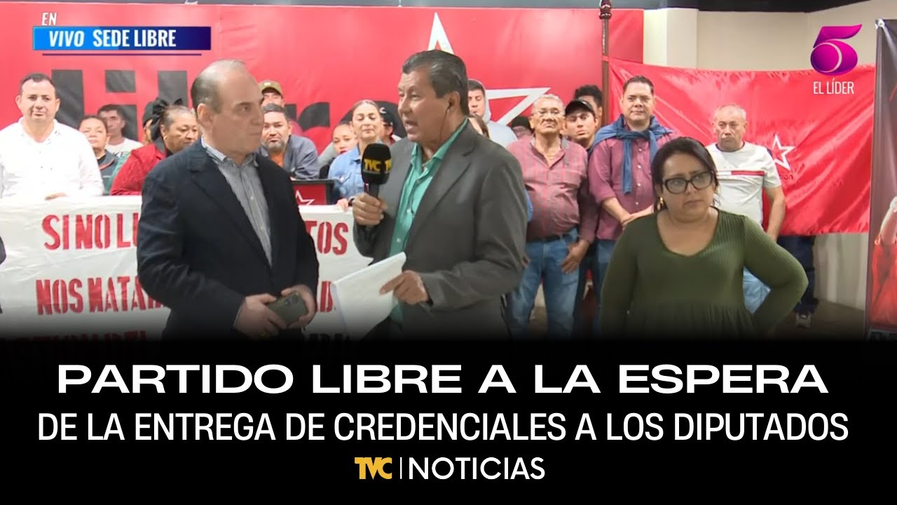 Partido Libre a la espera de la entrega de credenciales a los diputados