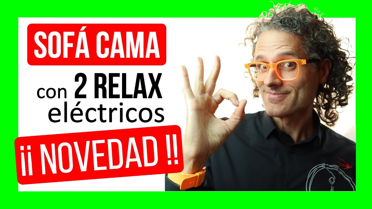 💥 &iexcl;&iexcl;&iexcl; SOF&Aacute; CAMA italiano con 2 RELAX el&eacute;ctricos INCORPORADOS !!!💥 Descubre el MEJOR SOF&Aacute; CAMA