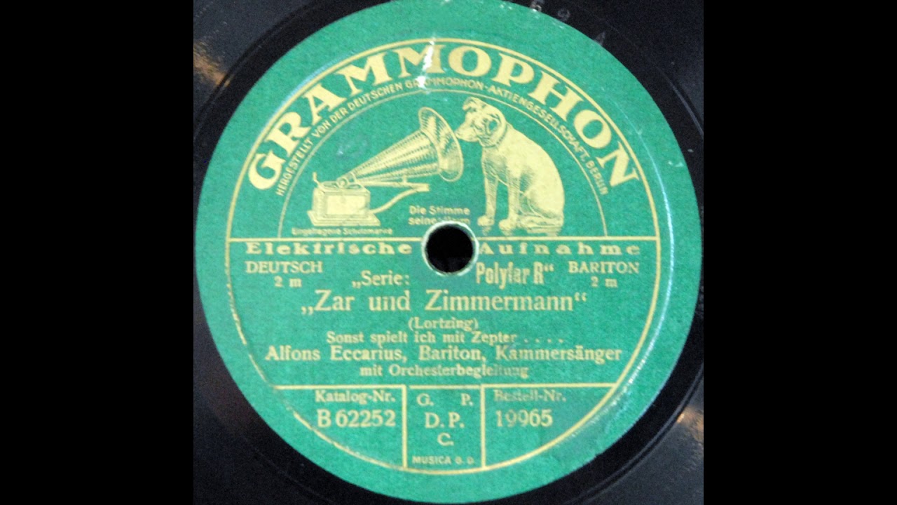 Sonst spiel ich mit Zepter (Alfons Eccarius)