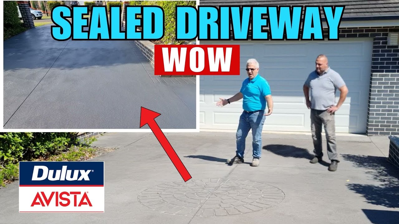 Restore & Color Your Old Driveway to New with Avista Concrete Sealer! (DIY)