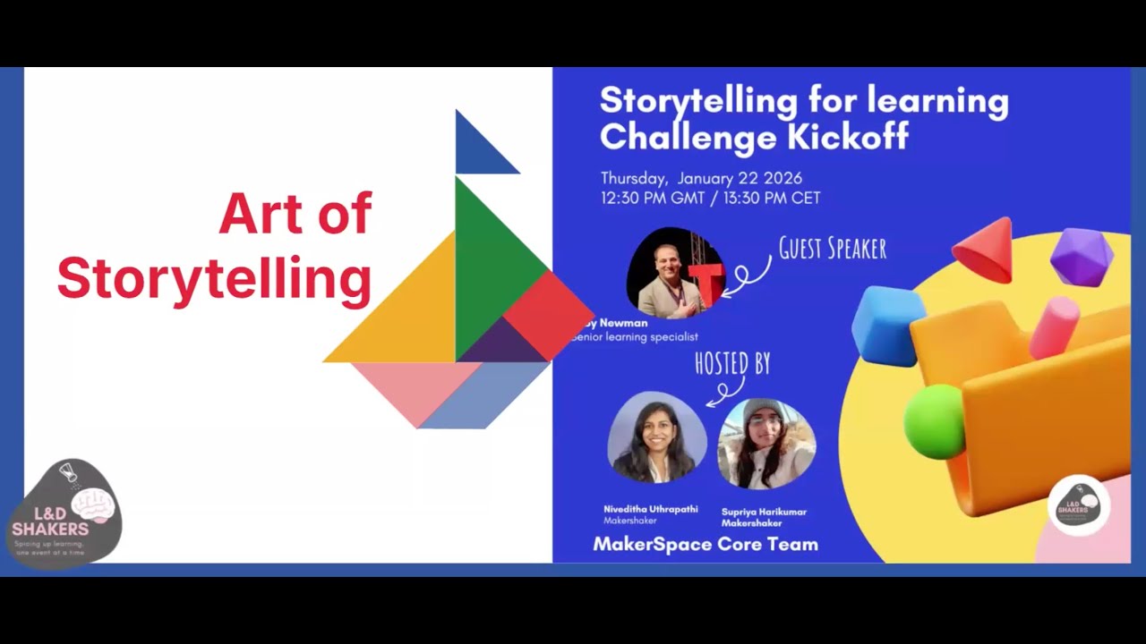 Makerspace: Storytelling Challenge Kickoff