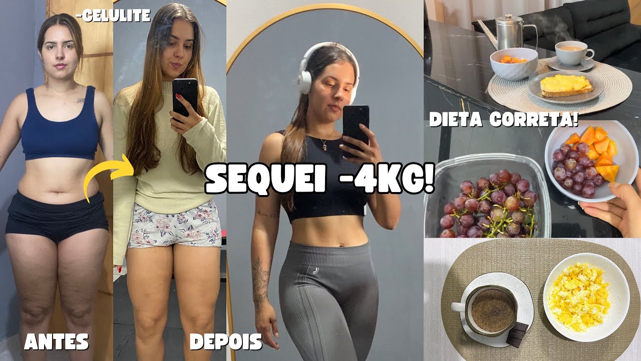 VLOG: SEQUEI 4KG EM 4 SEMANAS, pesagem /Rotina que EMAGRECE! Musculação e Cardio para SECAR EM CASA!
