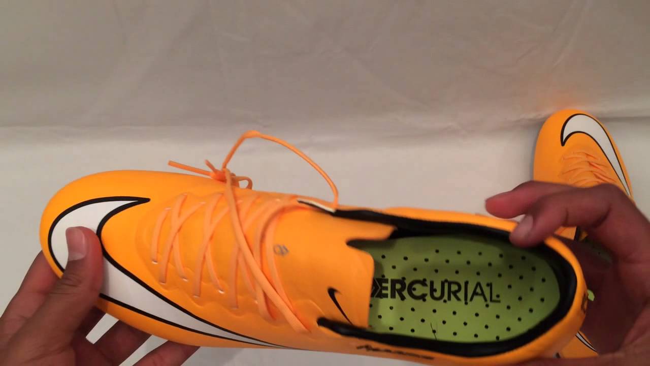 Nike Mercurial Vapor X- Laser Orange/White/Black/Volt Unboxing