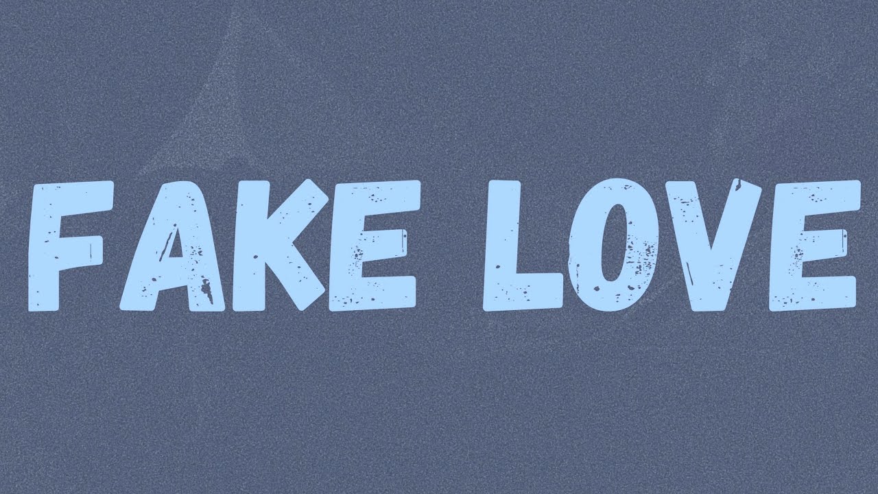 Poundz - Fake Love (Lyrics)