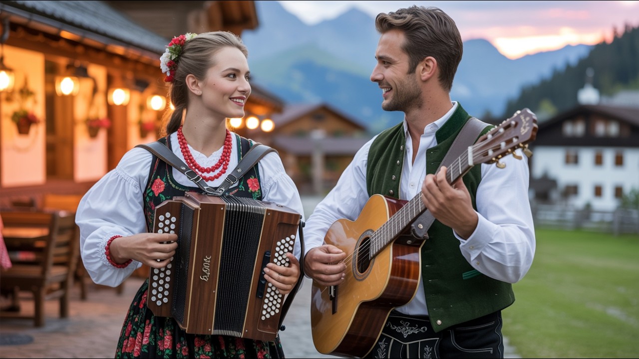 Poland & Switzerland Classic Folk Instrumentals | Guitar & Accordion Traditional Music 2H