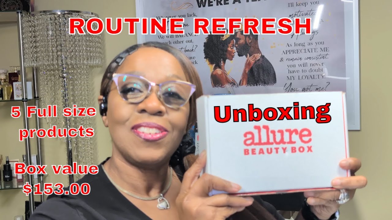 Распаковка бьюти-бокса ALLURE от 5 января: полноразмерные продукты #seasonedbeautiesunbox #allure...