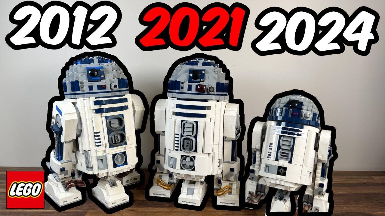 Сравнение LEGO Star Wars R2-D2! (10225, 75308, 75379)