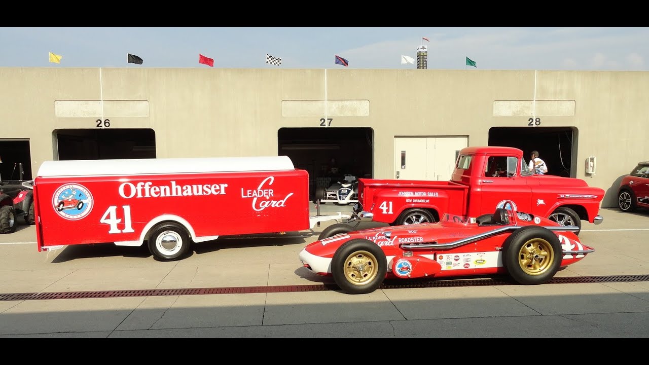1961 Indy 500 Race Car Watson Roadster # 41 with Engine Start Up on My Car Story with Lou Costabile