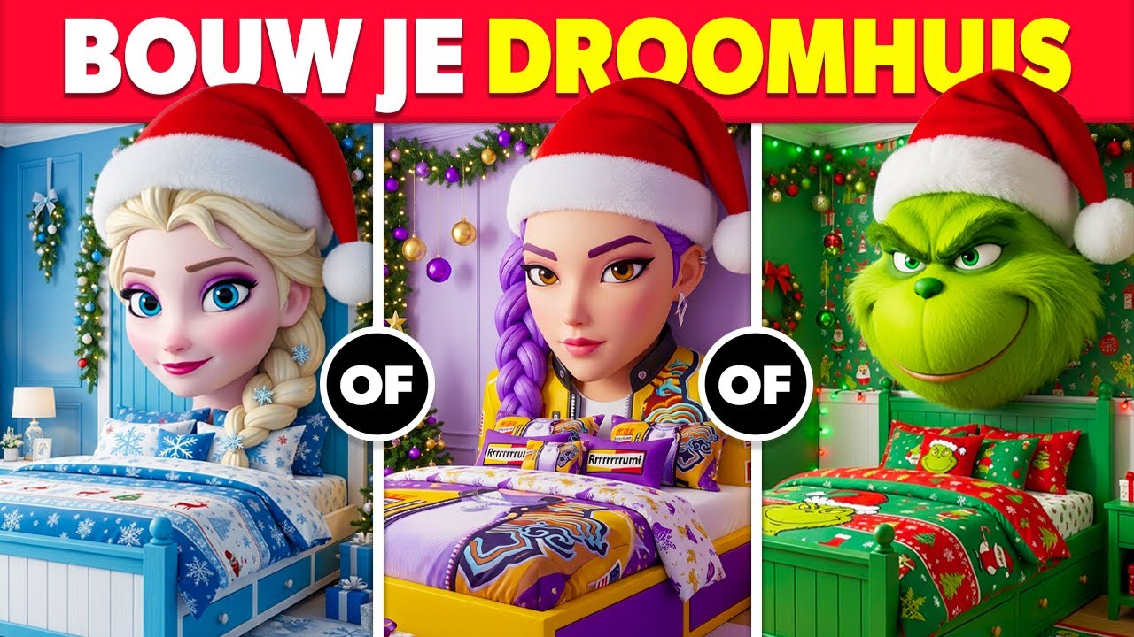 Zou je liever - Bouw je ultieme Droomhuis 🏡✨🎀☃️ Kersteditie