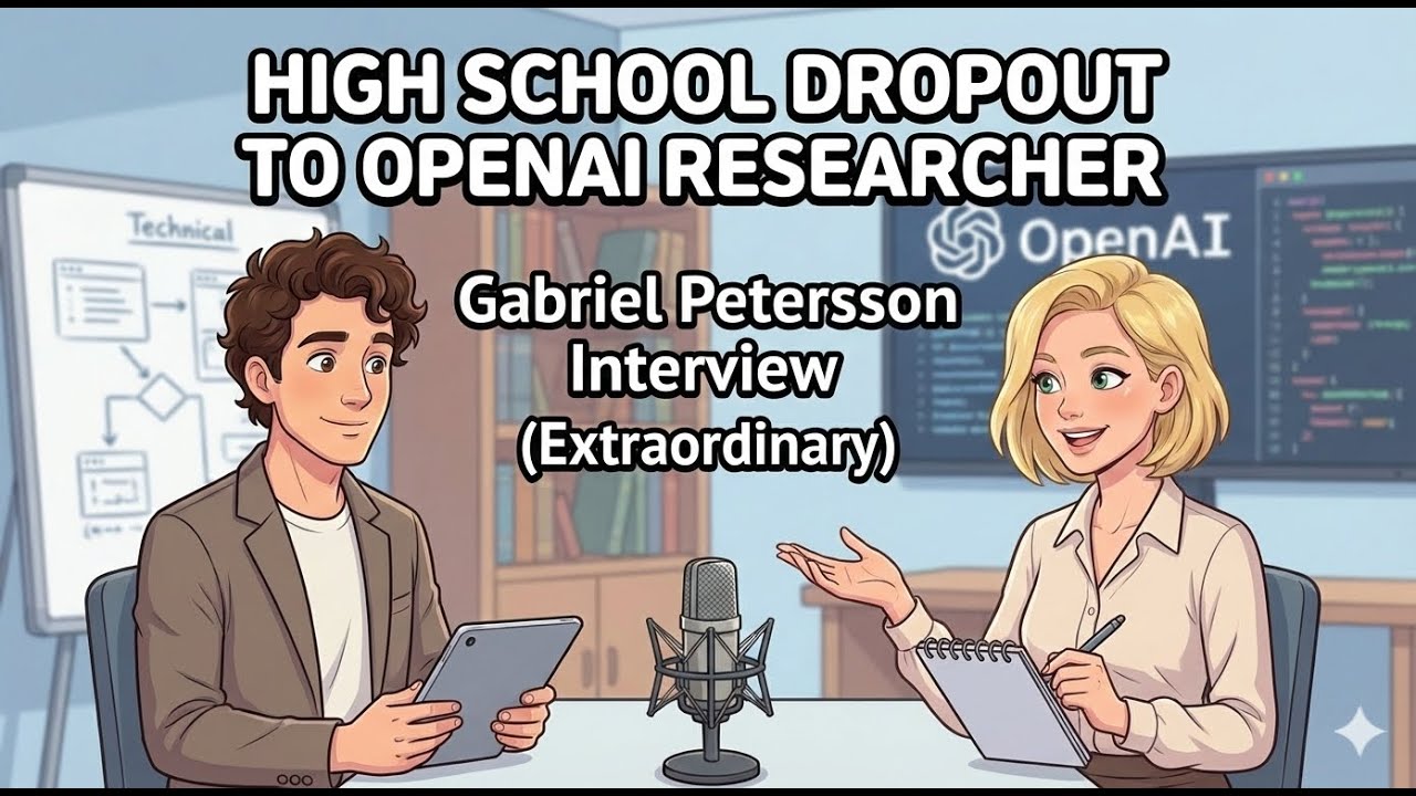 High School Dropout to OpenAI Researcher? | English Listening Practice |  With ONLY 1368 Words