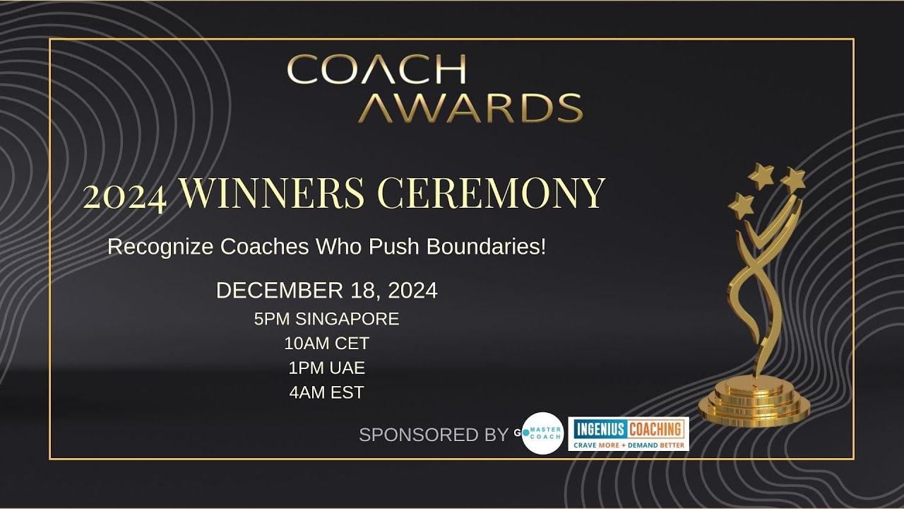 2024 CoachAwards Ceremony: Recognize Coaches Who Push Boundaries