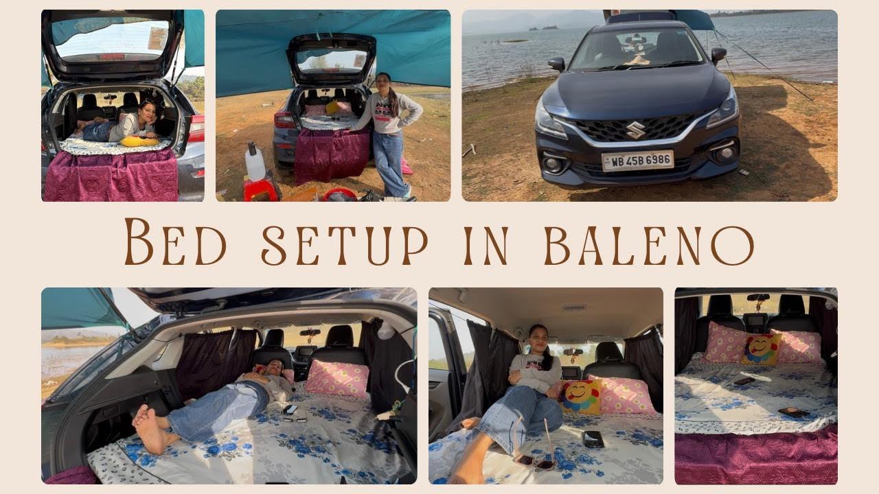 Car Bed Setup ! Baleno ! Kitchen with Bed ! 🚘🚘🚘