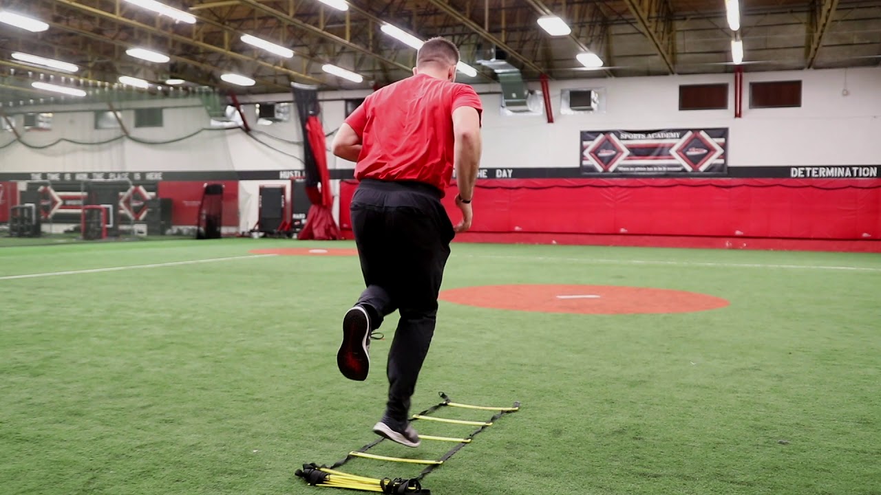 speed ladder outfield drill