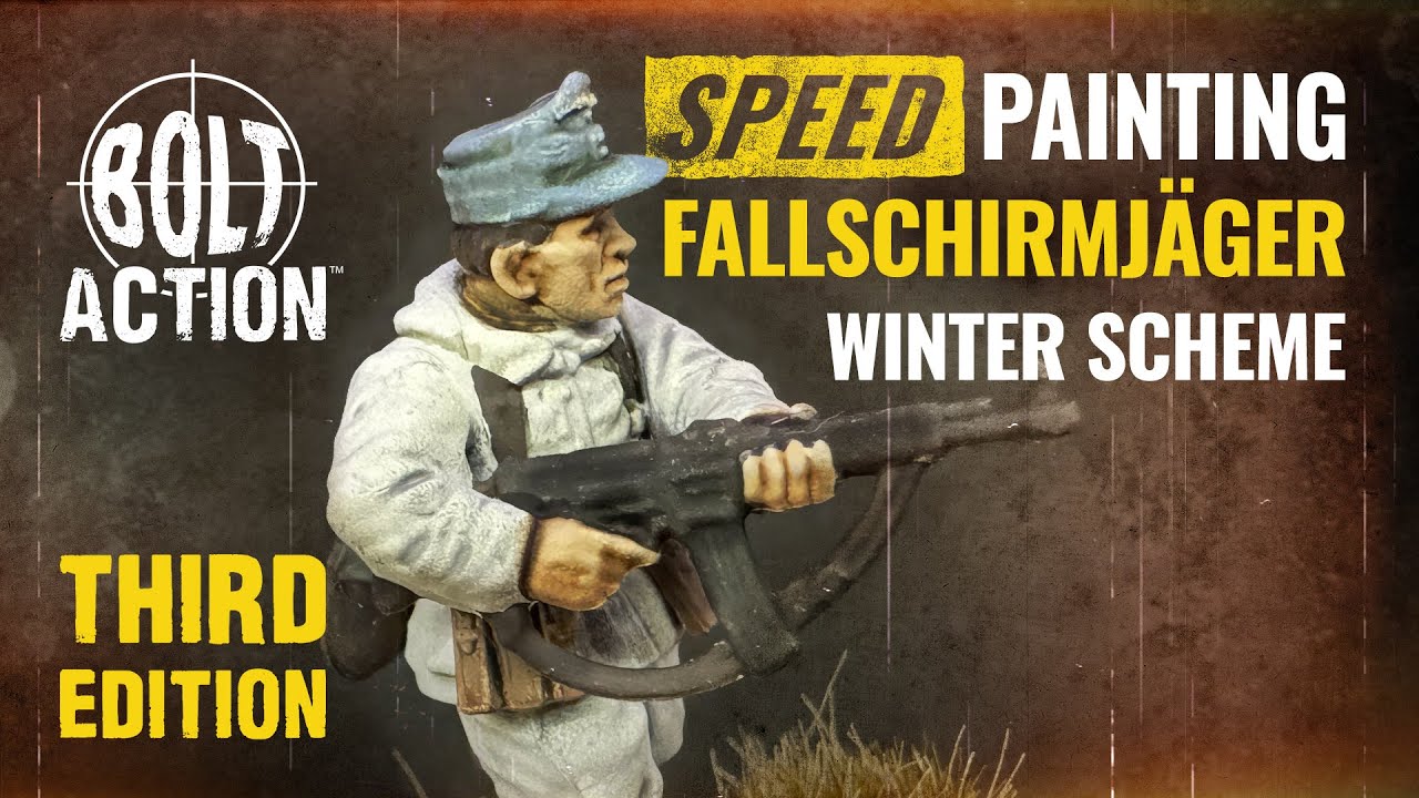 How To Paint WW2 Winter Fallschirmjäger For Bolt Action 3rd Edition