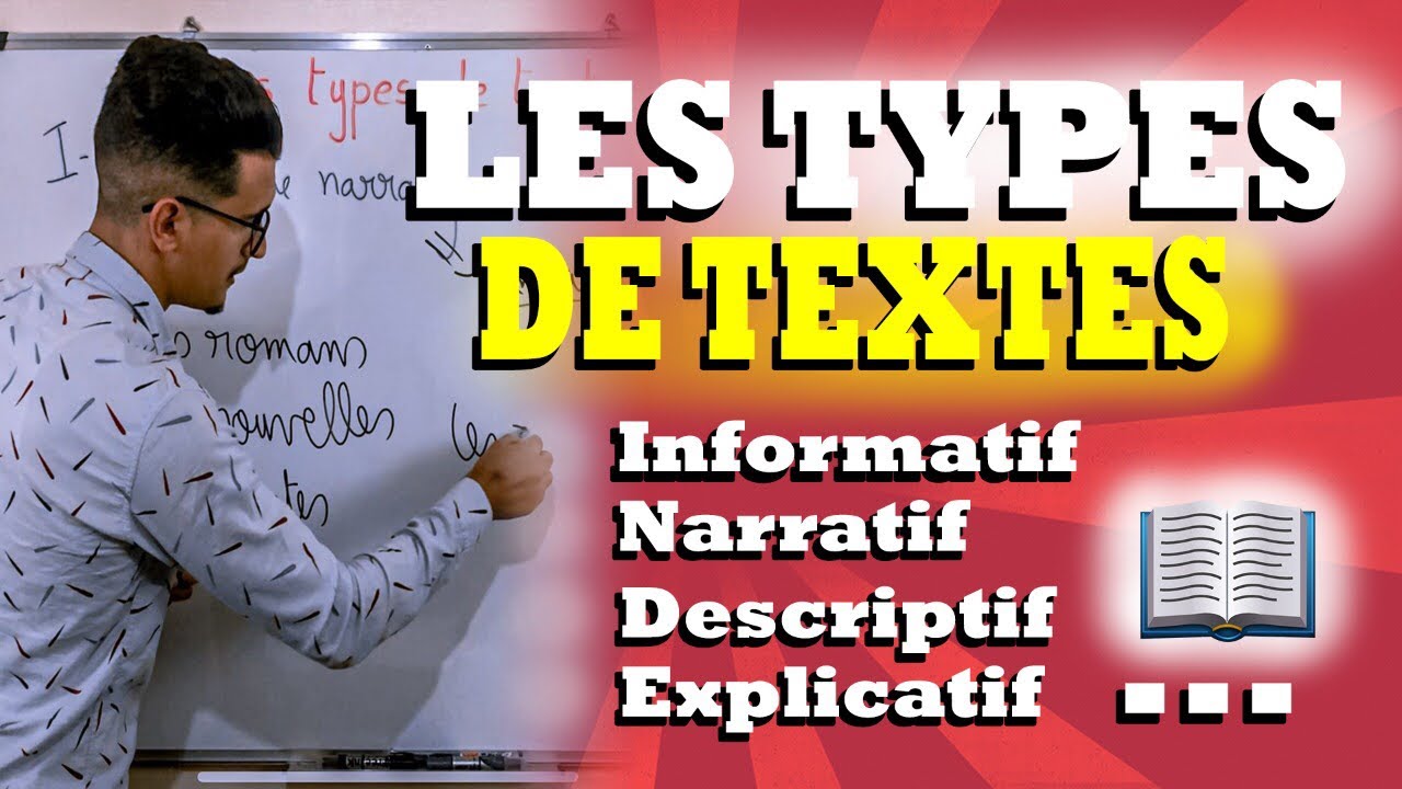 Les types de textes📚 شرح مبسط جدا💯✅ لجميع المستويات (Narratif, descriptif...)