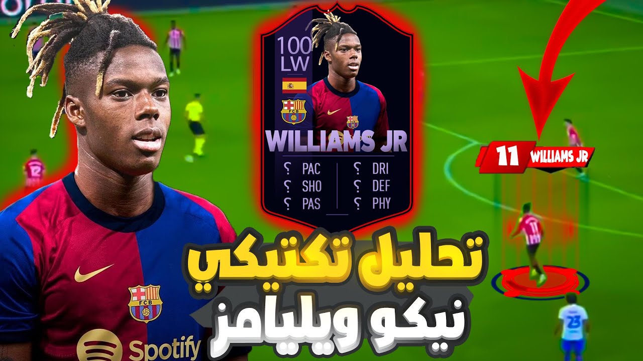 هل نيكو ويليامز هو الجناح المناسب لبرشلونة فليك؟