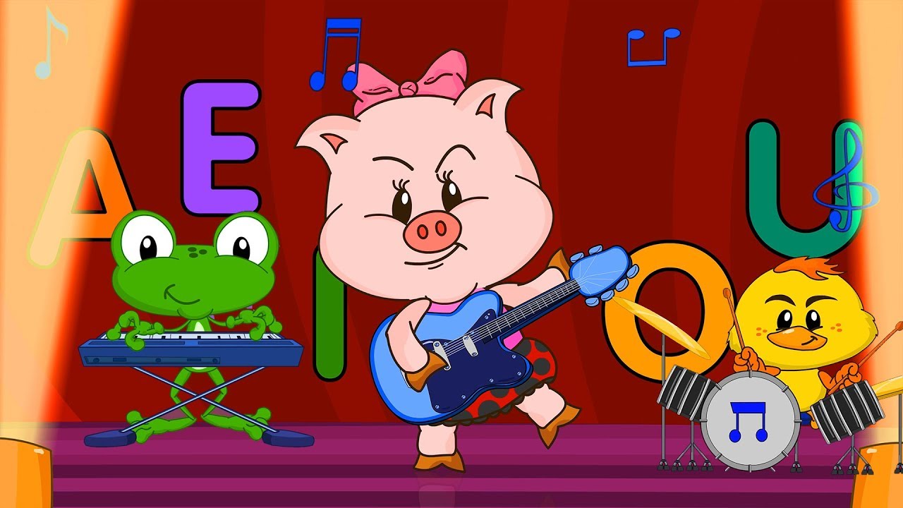M&uacute;sica das Vogais MAIS DIVERTIDA DO MUNDO - Novo Clipe Infantil Mundo Aquarela Kids