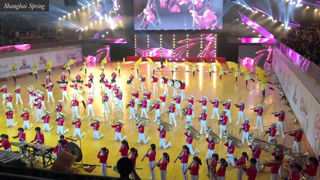 柏市立柏高等学校吹奏楽部 マーチング 2017   “HOPE”   マーラー / 交響曲第2番 他 - 上海の春国際音楽祭  開幕式 #2