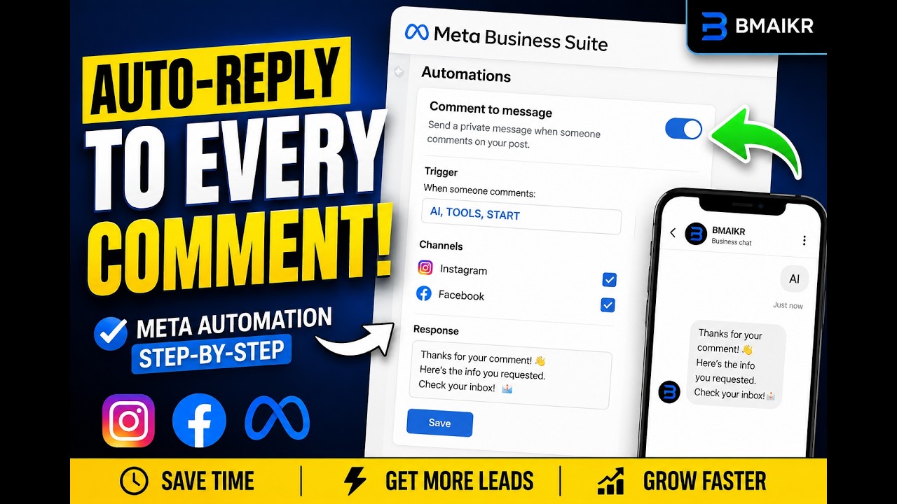 🚀 How We Set Up Meta Comment Automation for a Client | Instagram + Facebook Auto DM