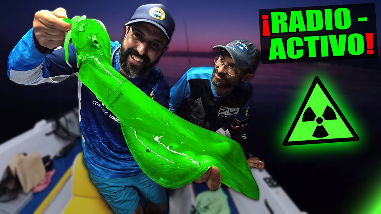 ¡CALAMARES GIGANTES en Julio con un NUEVO SEÑUELO Radiactivo! ☢️ - Jurel Ramon 179