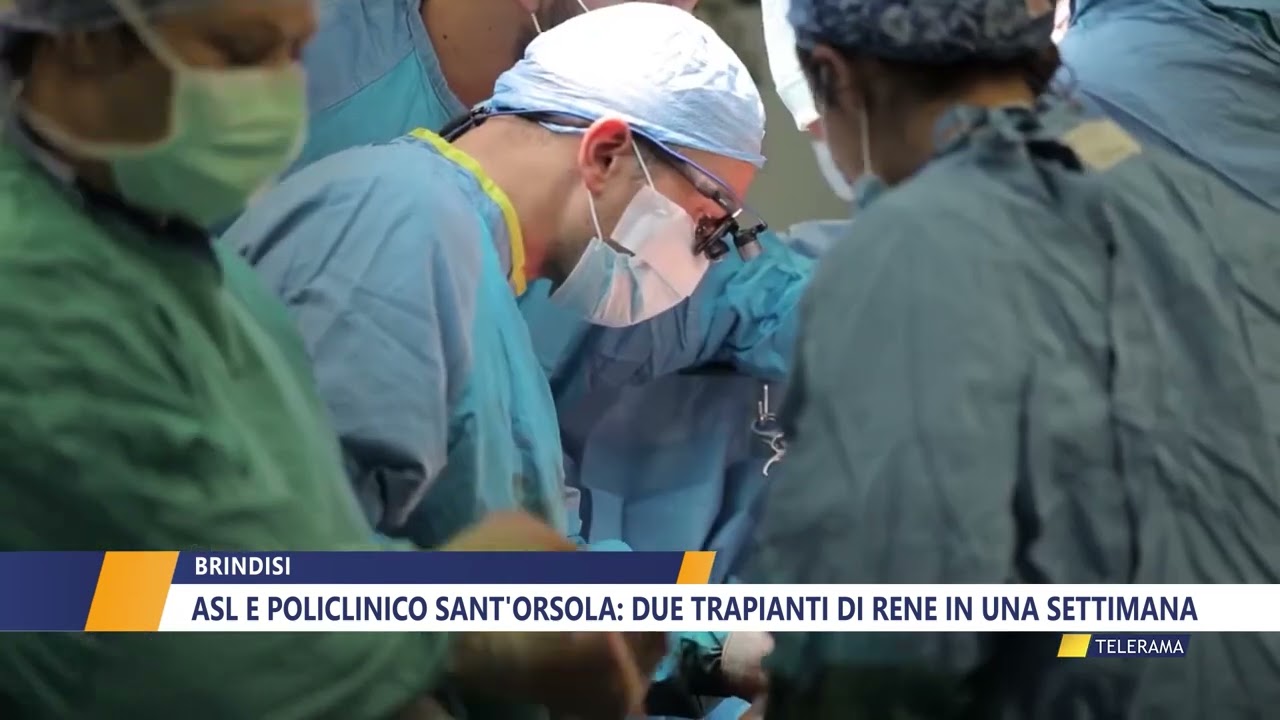 ASL E POLICLINICO SANT'ORSOLA: DUE TRAPIANTI DI RENE IN UNA SETTIMANA