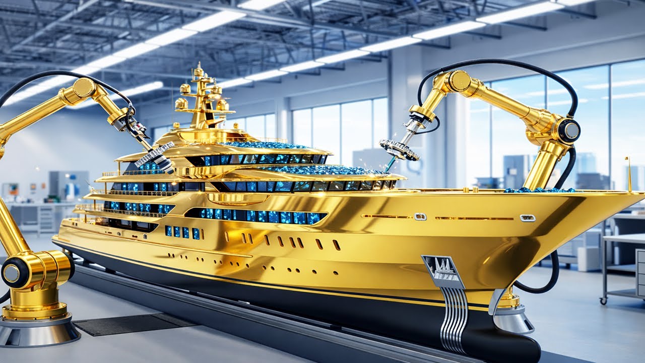 The Topaz superyacht, crafted from 24k A+ gold, is the most expensive yacht in the world.
