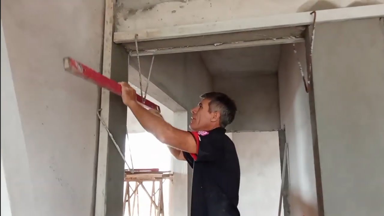 Como fazer recuadros em vão para instala portas com espuma expansiva.