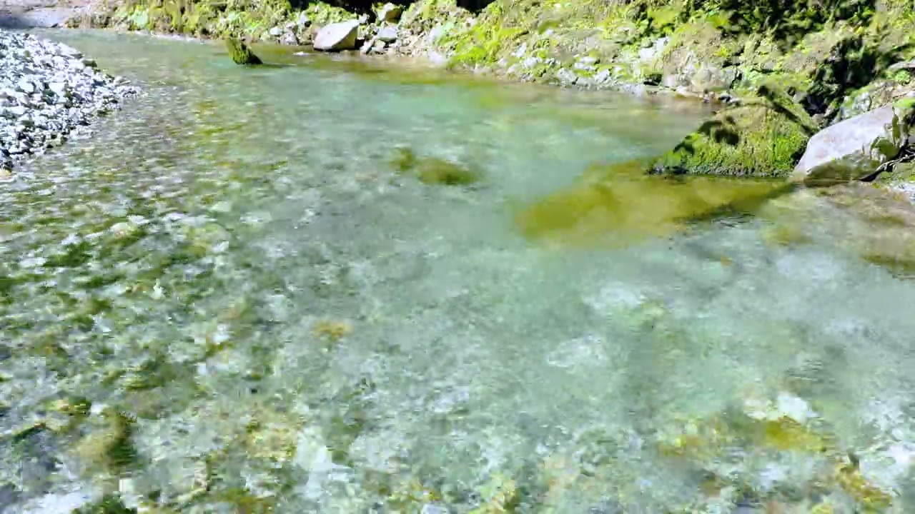 【自然の音】せせらぎ - 4_2 / 1 Hour Nature Sounds - Babbling Brook Sounds
